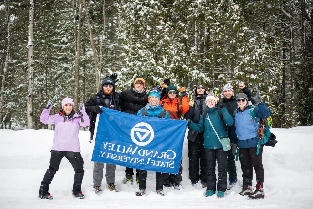 Climbing out of comfort zones: GVSU students take on Ice Fest